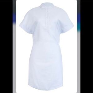 RtA Denim Leigh Cotton Poplin Shirtdress